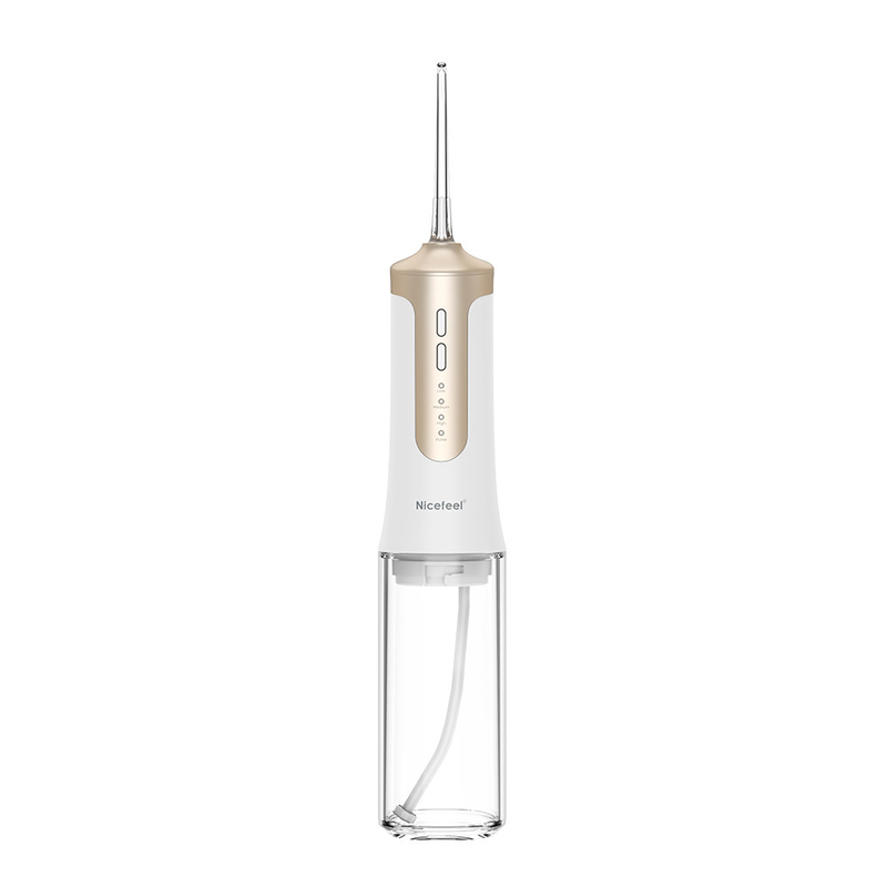 इलेक्ट्रिक जेट कॉर्डलेस पोर्टेबल वाटर फ्लॉसर ओरल इरिगेटर IPX7 300ml