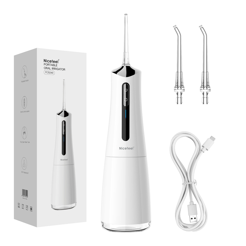 उत्कृष्ट दंत स्वच्छता के लिए Nicefeel Cordless Water Flosser ABS प्रौद्योगिकी