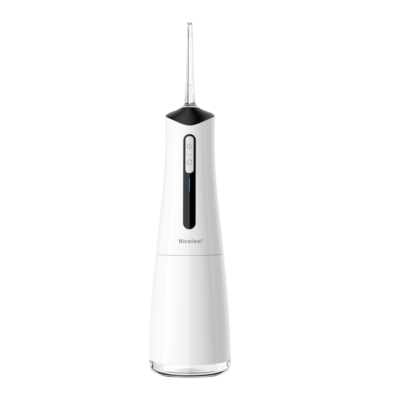 30-125PSI पानी का दबाव पोर्टेबल Cordless Water Flosser - सफेद रंग यात्रा के अनुकूल