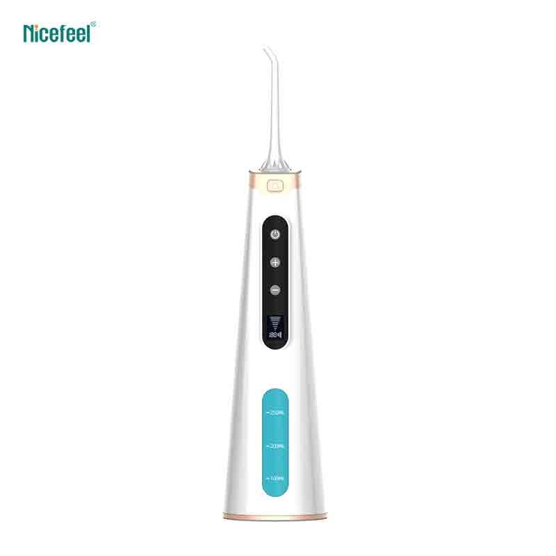 ओरल केयर के लिए 1600mAh नाइसफिल सुपरऑक्साइड वाटर फ्लॉसर ओरल इरिगेटर