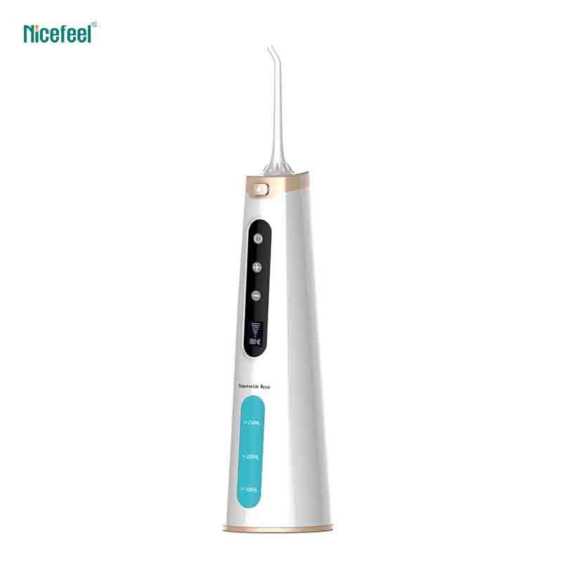 ओरल केयर के लिए 1600mAh नाइसफिल सुपरऑक्साइड वाटर फ्लॉसर ओरल इरिगेटर