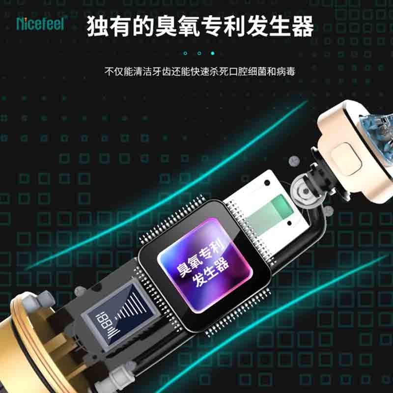 ओरल केयर के लिए 1600mAh नाइसफिल सुपरऑक्साइड वाटर फ्लॉसर ओरल इरिगेटर